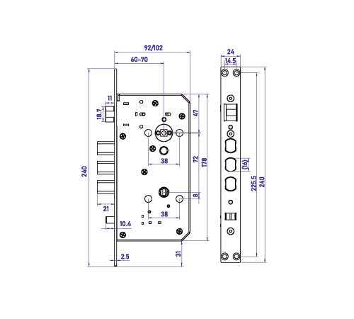 Электронный дверной замок с отпечатком пальца Kaadas K9-5W (Wi-Fi)
