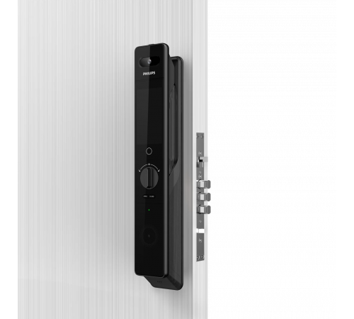 Электронный дверной замок Philips DDL902-MFVP с распознаванием лица и ладони (Black)