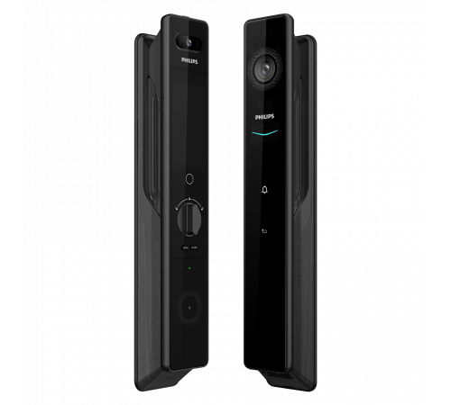 Электронный дверной замок Philips DDL902-MFVP с распознаванием лица и ладони (Black)