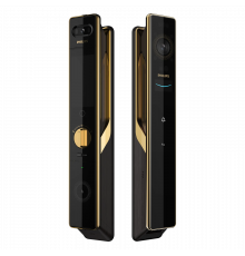Электронный дверной замок Philips DDL902-MFVP с распознаванием лица и ладони (Gold)